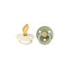 BIBS Colour Anatomical Pacifier - 2 Pack - Ivory/Sage - Latex - Ivory/Sage / Size 2 [AWIN] [Natural Baby Shower Ltd]