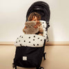 BINIBAMBA Merino Sheepskin Puffmuff - Dalmatian [AWIN] [Natural Baby Shower Ltd]