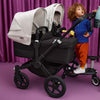 Bugaboo Donkey 5 Twin Stroller Side by Side - Black/Sunrise Red [AWIN] [Natural Baby Shower Ltd]