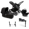Bugaboo Donkey 5 Mono Complete + Turtle Air Travel System - Midnight Black / No Base [AWIN] [Natural Baby Shower Ltd]