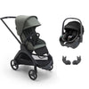 Bugaboo Dragonfly + Pebble 360 Pro 2 Travel System - Forest Green / With Carrycot / No Base [AWIN] [Natural Baby Shower Ltd]