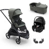 Bugaboo Dragonfly + Pebble 360 Pro 2 Travel System - Forest Green / With Carrycot / No Base [AWIN] [Natural Baby Shower Ltd]