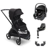 Bugaboo Dragonfly + Pebble 360 Pro 2 Travel System - Midnight Black / No Carrycot / With Base [AWIN] [Natural Baby Shower Ltd]