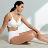 Carriwell Maternity + Nursing Bra with Carri-Gel Support - White - White / L [AWIN] [Natural Baby Shower Ltd]