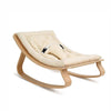 Charlie Crane LEVO Baby Rocker - Beech - Organic White / Activity Bar [AWIN] [Natural Baby Shower Ltd]