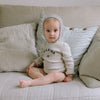 Claude & Co "Milking It" Organic Ribbed Bodysuit - Oat - Oat / 6-12m [AWIN] [Natural Baby Shower Ltd]