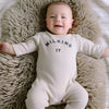 Claude & Co "Milking It" Onesie - Oat - Oat / 3-6m [AWIN] [Natural Baby Shower Ltd]