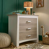 CuddleCo Ada 3-Drawer Dresser - White/Ash