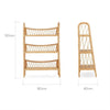 CuddleCo Aria Rattan Shelving Unit