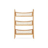 CuddleCo Aria 3 Tier Rattan Shelving Unit