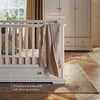 CuddleCo Beaumont Low Cot Bed - White