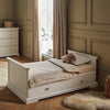 CuddleCo Beaumont Low Cot Bed - White
