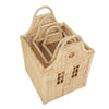 CuddleCo Dutch House Storage Baskets - Set of 3 - Natural