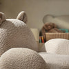 CuddleCo Bear Kids Chair - Boucle Mushroom