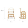 CuddleCo Aria Toddler Chair - Rattan