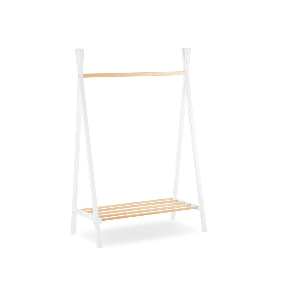 CuddleCo Nola Clothes Rail - White/Natural