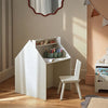 CuddleCo Storage Desk + Easel & Chair - Pebble