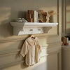 CuddleCo Shelf with 3 knobs - Assembled - White