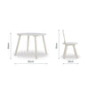 CuddleCo Play Table with 2 Chairs - Bear