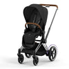 CYBEX e-Priam Pushchair - Sepia Black - Chrome Brown / No Carrycot [AWIN] [Natural Baby Shower Ltd]