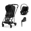 CYBEX Mios + Cloud T Travel System - Sepia Black - Chrome Brown / None / Base T [AWIN] [Natural Baby Shower Ltd]