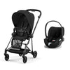 CYBEX Mios + Cloud T Travel System - Sepia Black - Chrome Brown / None / Base T [AWIN] [Natural Baby Shower Ltd]