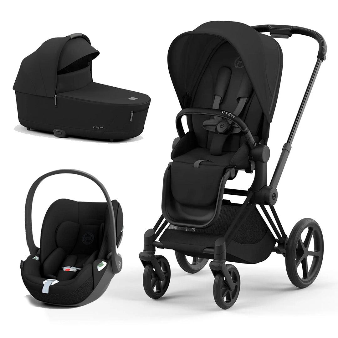 cybex matt black priam CYBEX Priam Cloud T Travel System – Anita's List