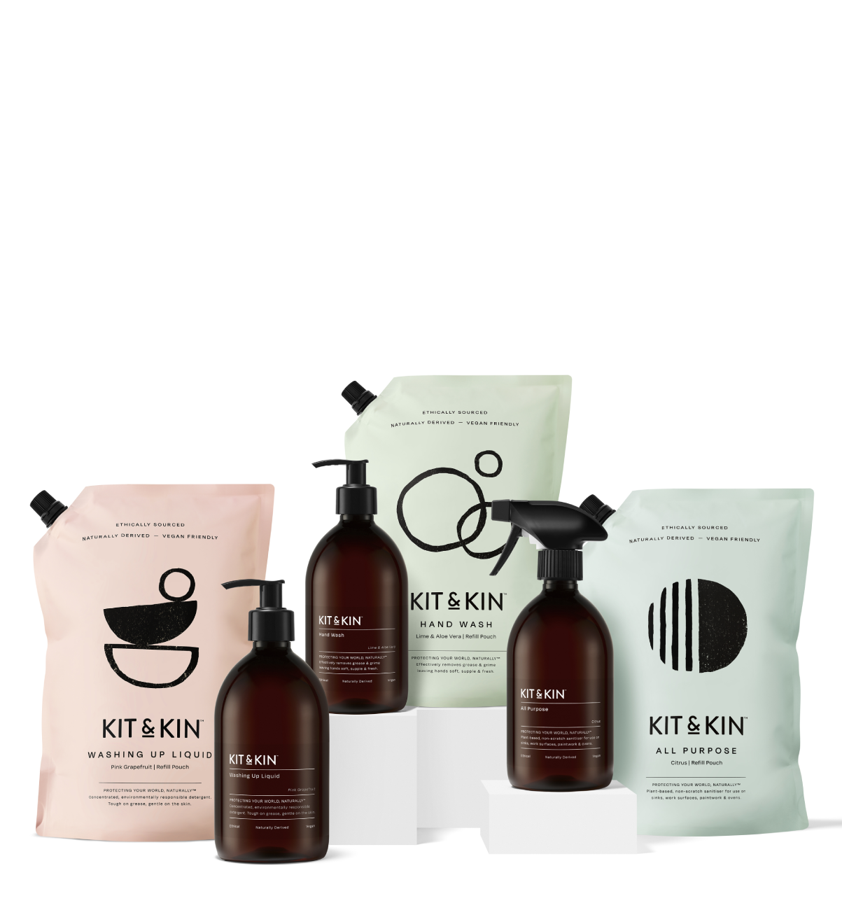 Kit & Kin Eco-Friendly Home Cleaning Bundles