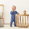ergoPouch Organic Layers Long Sleeve Babygrow - Night Sky - 0.2 TOG - Night Sky / 1y [AWIN] [Natural Baby Shower Ltd]