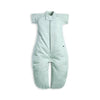 ergoPouch Organic All Year Short Sleeved 2 in 1 Sleeping Suit Bag - Sage - 1.0 TOG - Sage / 2-4y [AWIN] [Natural Baby Shower Ltd]