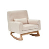 Gaia Baby Serena Rocking/Feeding Chair - Biscuit/Oak - Biscuit/Oak / With Footstool [AWIN] [Natural Baby Shower Ltd]