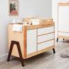 Gaia Hera Dresser - Natural + Walnut [AWIN] [Natural Baby Shower Ltd]