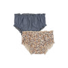 Konges Slojd Collette Baby Bikini Pants - Orangerie Blue - 2 Pack - Orangerie Blue / 9m [AWIN] [Natural Baby Shower Ltd]