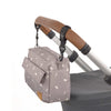 Lassig Buggy Organiser Bag - Taupe - Taupe [AWIN] [Natural Baby Shower Ltd]