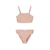 Liewood Lucette Bikini Set - Tuscany Rose/Creme de la Creme - Stripe - Tuscany Rose/Creme de la Creme / 4y [AWIN] [Natural Baby Shower Ltd]