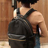 Babymel Lola Vegan Leather Backpack BLACK