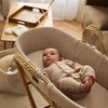The Little Green Sheep Knitted Moses Basket & Mattress