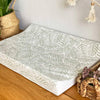 Mama Shack Anti Roll Changing Mat - Linear Leaf / Sage [AWIN] [Natural Baby Shower Ltd]