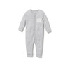 MORI Clever Zip Sleepsuit - Grey Marl - Grey Marl / 3-6m [AWIN] [Natural Baby Shower Ltd]