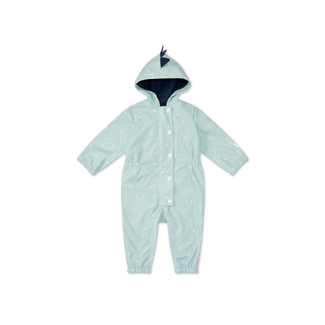 MORI Dino Recycled Waterproof Rain Suit - Mint