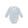 MORI Long Sleeve Kimono Bodysuit - Blue - 3-6m / Blue [AWIN] [Natural Baby Shower Ltd]