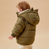 MORI Recycled Waterproof Padded 3-In-1 Coat - Olive