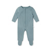 MORI Ribbed Clever Zip Sleepsuit