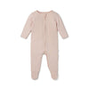 MORI Ribbed Clever Zip Sleepsuit