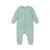 MORI Ribbed Clever Zip Sleepsuit