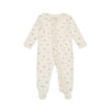 MORI Ribbed Clever Zip Sleepsuit