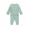 MORI Ribbed Pyjamas - Mint - Mint / 12-18m [AWIN] [Natural Baby Shower Ltd]