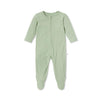 MORI Ribbed Clever Zip Sleepsuit