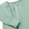 MORI Ribbed Clever Zip Sleepsuit