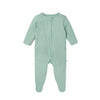 MORI Ribbed Clever Zip Sleepsuit